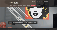Desktop Screenshot of fontanot.es